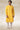 Aristocratic Function Wear Yellow Color Cotton Fabric Kurta Pyjama With Printed Work