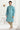 Light Cyan Color Jaqurd Silk Fabric Redaymade Kurta Pyjama