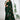 Dark Green Function Wear Chinon Fabric Trendy Saree