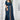 Appealing Navy Blue Embroidered Chinon Fabric Saree