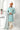 Silk Fabric Cyan Color Wedding Wear Readymade Men Stylish Sherwani With Stole