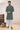 Moss Green Color Fancy Fabric Men Readymade Kurta Pyjama