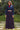 Exclusive Navy Blue Color Fancy Fabric Party Wear Indo Western Top And Printed Skirt