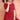 Party Wear Georgette Fabric Fancy Sequins Work Gown In Red Color