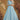 Designer Cyan Color Party Style Fancy Work Net Fabric Gown