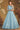 Designer Cyan Color Party Style Fancy Work Net Fabric Gown