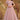 Party Style Fancy Work Pink Color Net Fabric Designer Gown