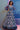 Blue Color Party Wear Printed Work Luminous Anarkali Long Gown In Crepe Fabric
