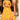 Yellow Color Shibori Printed Designs On Cotton Fabric Party Wear Divine Gown