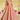 Cotton Fabric Peach Color Party Style Engaging Gown