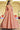 Cotton Fabric Peach Color Party Style Engaging Gown