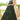 Trendy Dark Green Color Embroidered Gown In Georgette Fabric
