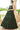 Trendy Dark Green Color Embroidered Gown In Georgette Fabric