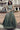 Attractive Sea Green Sequins Work Chinon Fabric Gown With Dupatta