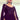 Purple Color Lovely Look Georgette Readymade Gown With Dupatta