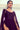 Purple Color Lovely Look Georgette Readymade Gown With Dupatta