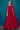 Red Color Enticing Georgette Readymade Gown With Dupatta