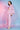 Exclusive Pink Color Georgette Fabric Sequins Work Party Wear Readymade Designer Co Ord Set With Shurg