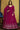 Blazing Rani Color Function Wear Foil Work Georgette Readymade Gown With Dupatta