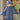 Readymade Georgette Blue Color Lehenga With Shimmering Foil Prints For Functions