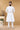 Beautiful White Color Fancy Fabric Reception Wear Stylish Readymade Peshwai Style Kurta For Men