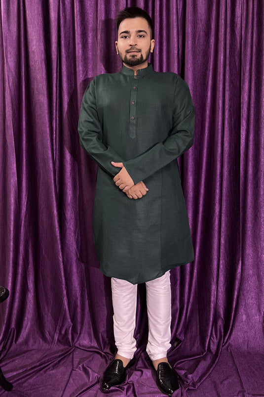 Dark green 2025 kurta pajama