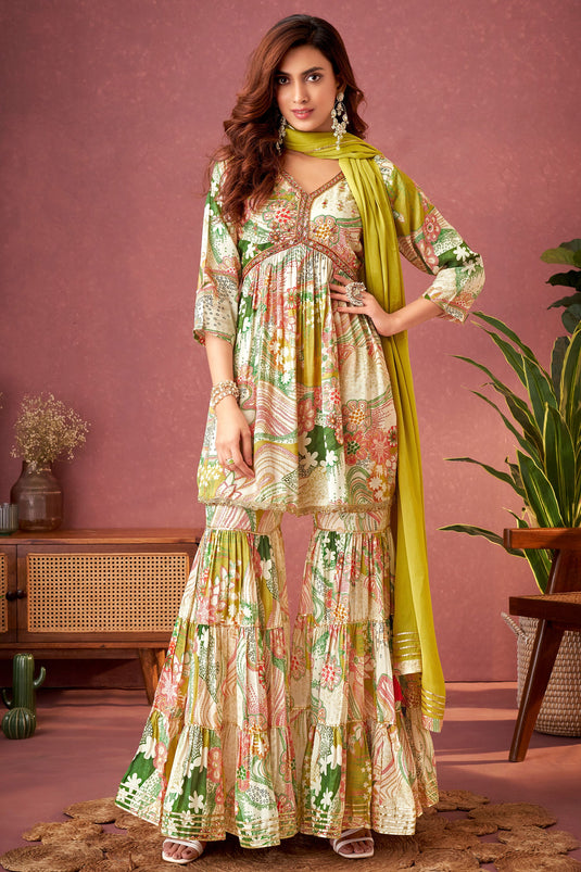 Buy Designer Wedding Sharara Suit, Readymade Salwar Kameez Suit, Stitched Sharara  Suit, Indian Pakistani Wedding Party Wear Salwar Kameez Online in India -  Etsy
