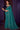 Cyan Color Stone Work Festive Wear Organza Fabric Saree