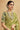 Butterfly Weaving Work Organza Fabric Saree In Green Color