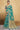 Exclusive Weaving Work Cyan Color Organza Fabric Saree