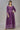 Stylish Embroidered Art silk Fabric Purple Color Readymade Gown For Party