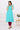 Blue Color Patterned Printed Cotton Kurti