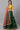 Classic Embroidered Designs On Green Color Readymade Lehenga In Silk Fabric