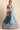Sequins Work Designs On Georgette Fabric Blue Weding Wear Lehenga Choli