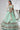 Sequins Work On Sea Green Georgette Fabric Occasion Wear Lehenga Choli