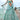 Cyan Color Net Fabric Sequins Embroidery Lehenga Choli