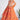 Organza Fabric Orange Color Designer 3 Piece Lehenga Choli With Printed Designs
