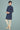 Navy Blue Color Cotton Silk Fabric Wedding Wear Designer Kurta Pyjama For Kids Wear