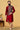 Art Silk Fabric Red Color Reception Wear Embroidered Readymade Men Kurta Pyjama