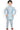 Engaging Dhupion Silk Fabric Sky Blue Color Festive Wear Kurta Pyjama For Kids Wear