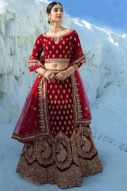 Buy Indian Bridal Lehenga Choli | Designer Wedding Lehengas Online UK:  Mustard and Maroon