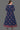 Splendid Navy Blue Color Casual Wear Foil Printed Work Readymade Kurti In Rayon Fabric
