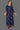 Splendid Navy Blue Color Casual Wear Foil Printed Work Readymade Kurti In Rayon Fabric