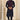 Navy Blue Color Art Silk Fabric Traditional Look Kurta Pyjama Jacket Set