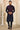 Navy Blue Color Art Silk Fabric Traditional Look Kurta Pyjama Jacket Set