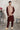 Beguiling Maroon Banarasi Silk Fabric Kurta Pyjama With Cream Jacket