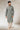 Splendid Grey Color Ethnic Look Art Silk Kurta Pyjama