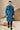 Banarasi Art Silk Fabric Sober Kurta Pyjama In Cyan Color
