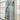 Sea Green Floral Printed Cotton Ethnic Kurti