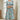 Sea Green Floral Printed Cotton Ethnic Kurti